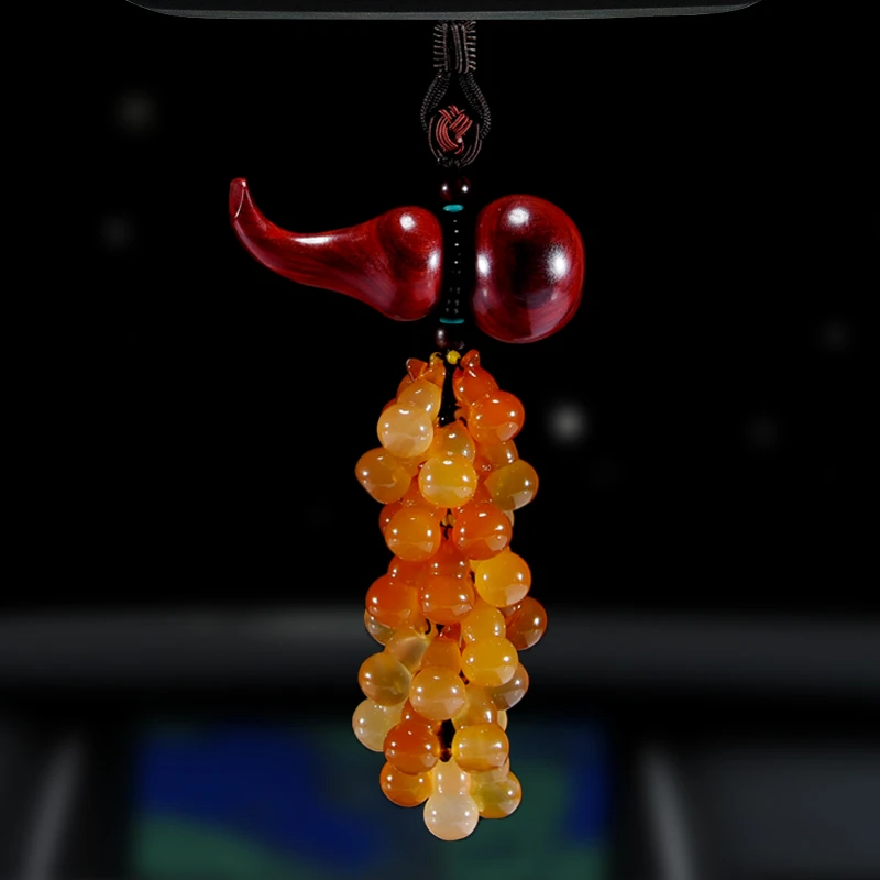 幼赞贝贝汽车挂件饰品男高档大葫芦车内吊坠网红后视镜车载挂饰女