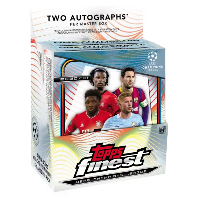 20-21 topps finest 足球 单盒（未成年人禁止下单）