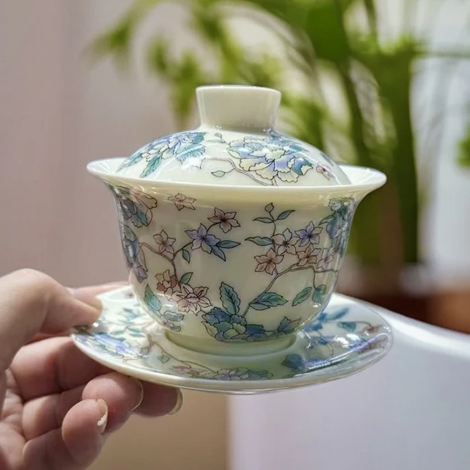 山茶花盖碗150CC