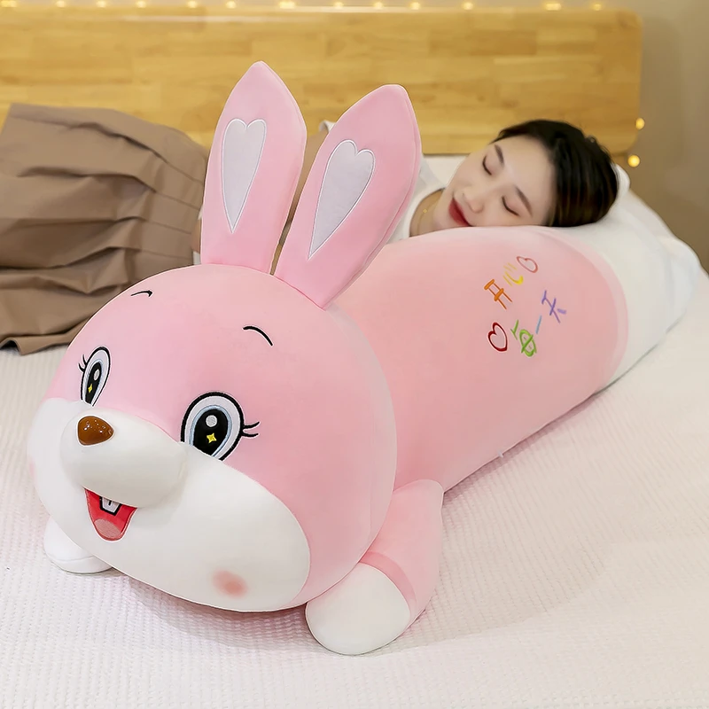M1.3米大眼萌兔玩偶大号抱枕+猫咪抱枕Z