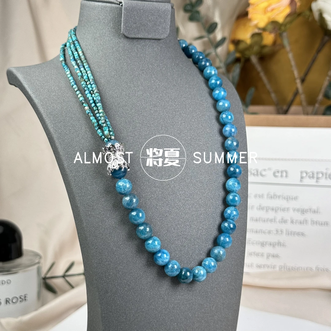 合金项链 【法兰绒】将夏-原创设计手作项链