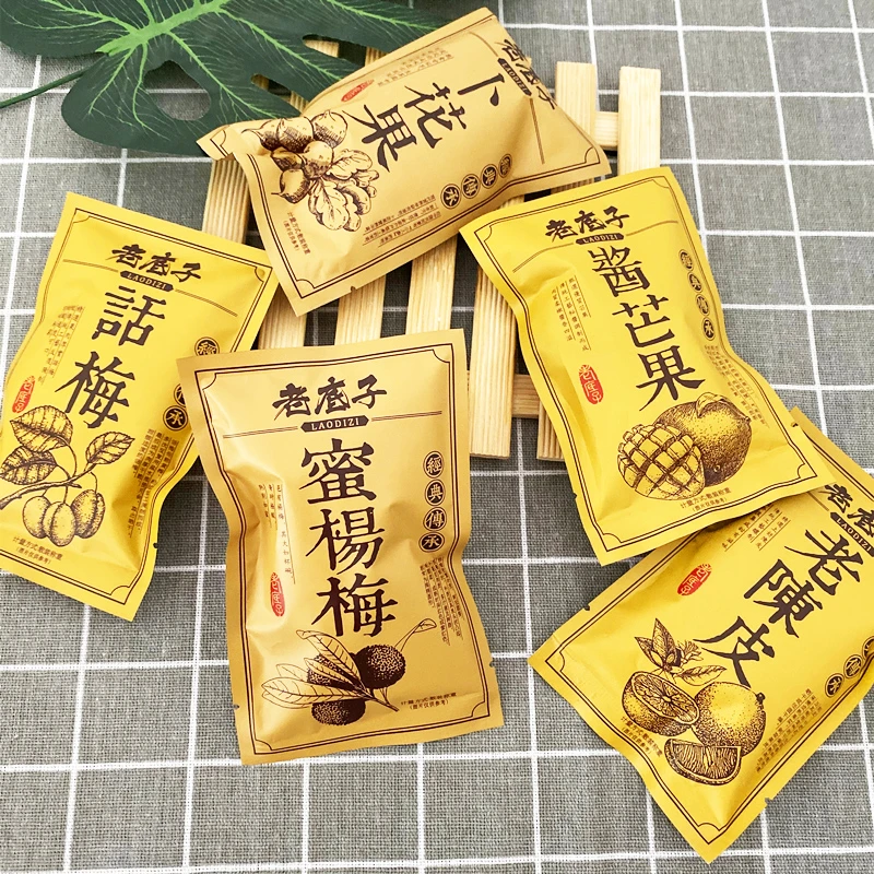 亲喔老底子老陈皮话梅蜜杨梅酱芒果酸奶葡萄乌梅橄榄零食蜜饯果脯
