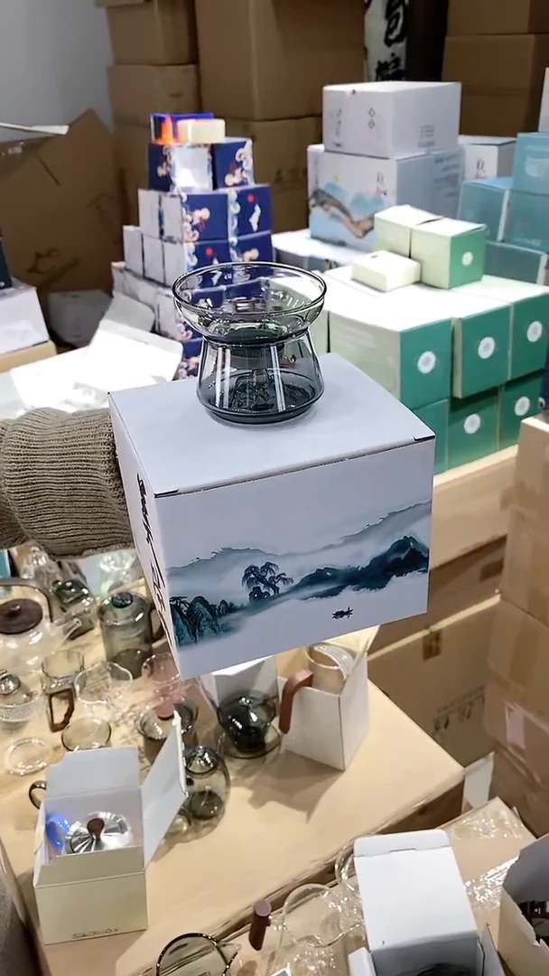 【闪购商品】瓷玻璃水墨茶漏