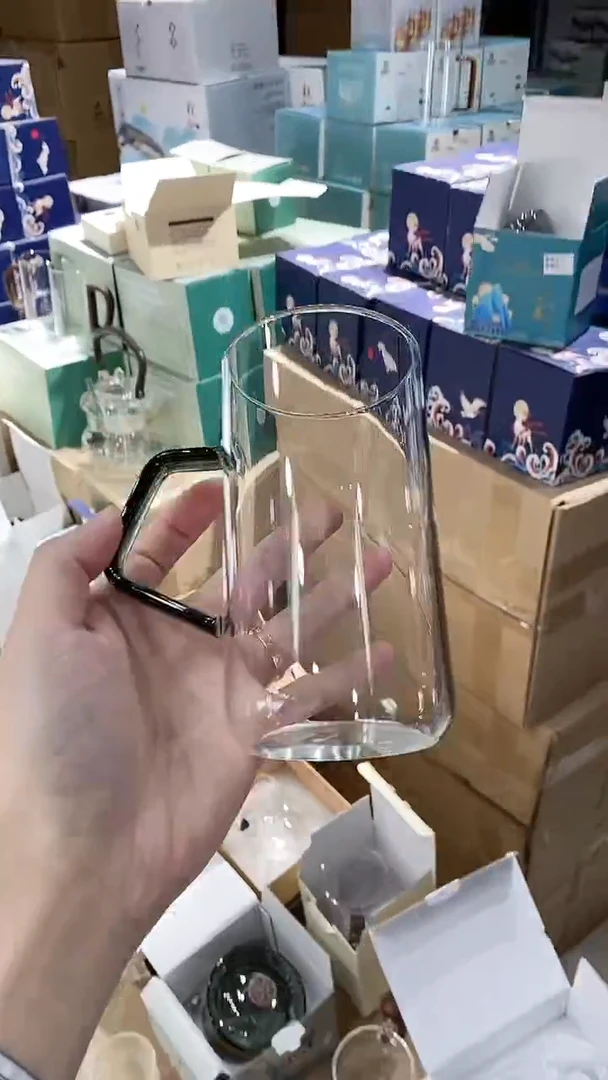 【闪购商品】瓷玻璃L001绿茶杯