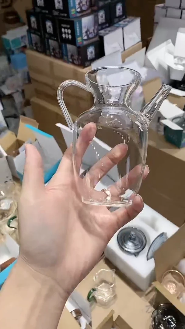 【闪购商品】瓷玻璃白色执壶