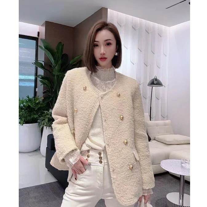 熙薇小香风羽绒服【冬日倾情】冬季新款轻奢气质外套F6897