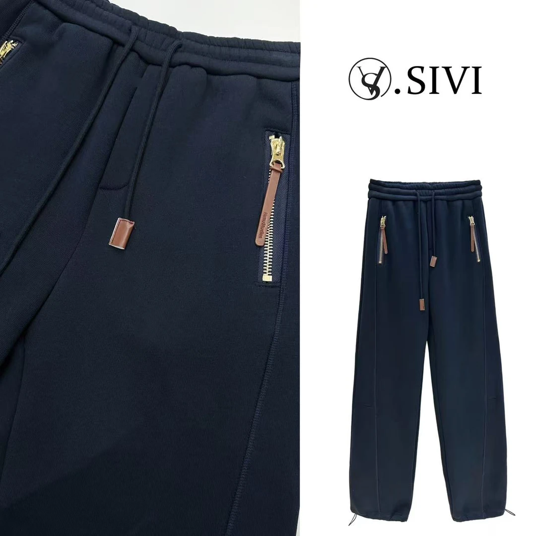 熙薇休闲裤【慵懒入冬】冬季新款时尚显瘦百搭裤F7033