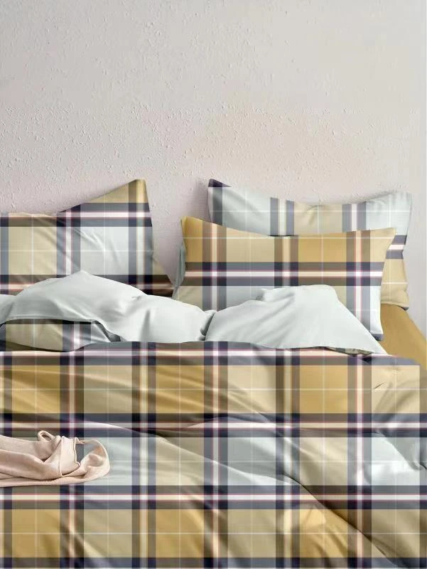 【单人床单】香韵格风 黄 棉 尺寸145*235 加厚  亲肤透气  斜纹