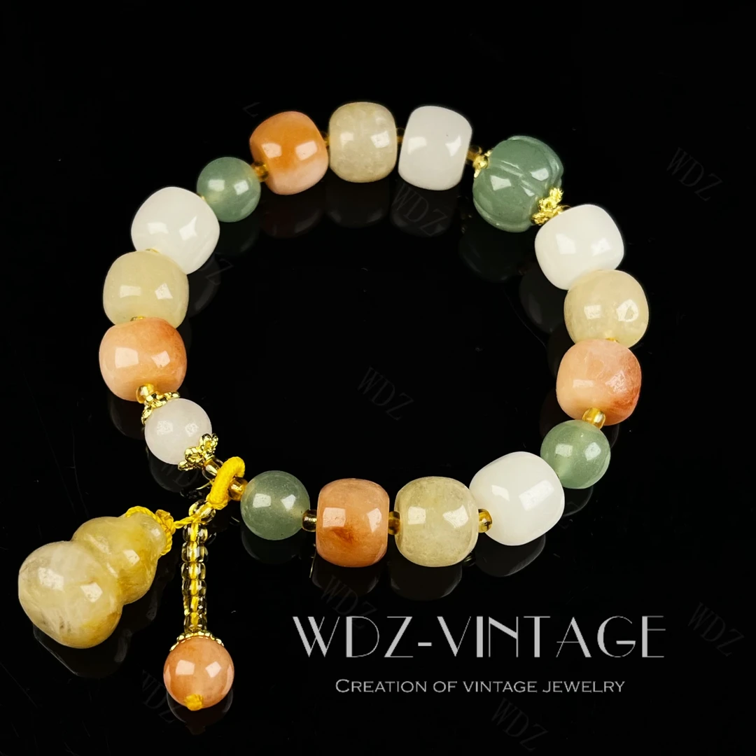 铜合金手链 果冻-中古vintage首饰饰品手链优雅轻奢复古百搭