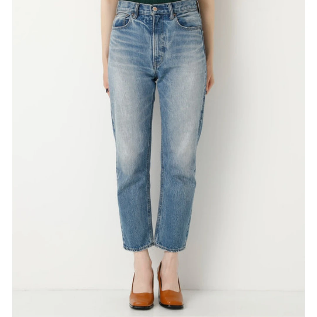 【强哥外贸】 秋季新款 M 休闲百搭时尚气质修身牛仔裤