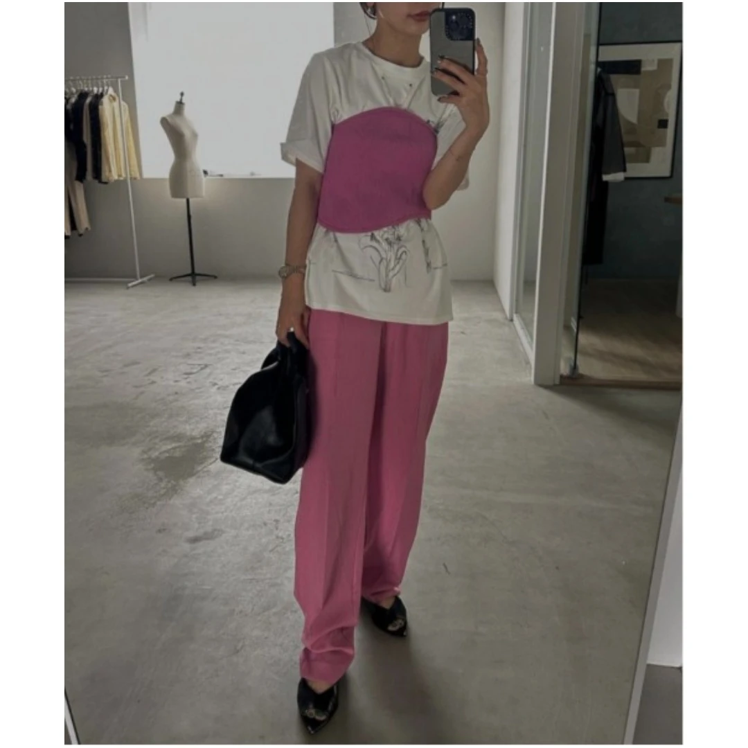 【强哥外贸】 秋冬新款 代 百搭气质纯色修身直筒休闲裤女