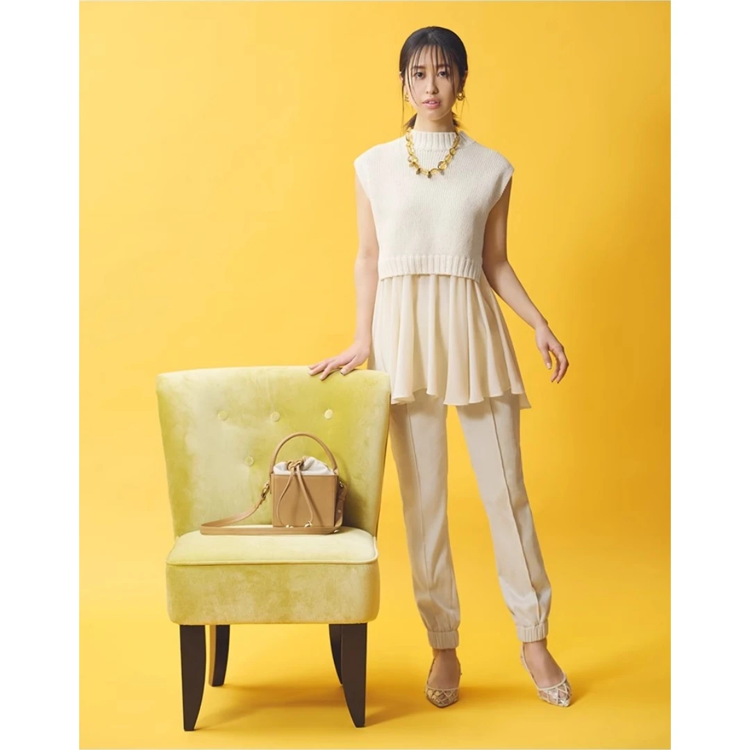 【强哥外贸】 C 秋季新款 时尚宽松无袖透视针织背心衬衫