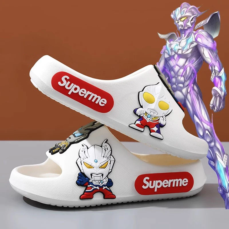 儿网红童拖鞋夏季奥特曼宝宝室内中大童男孩家居防滑软底男童拖鞋