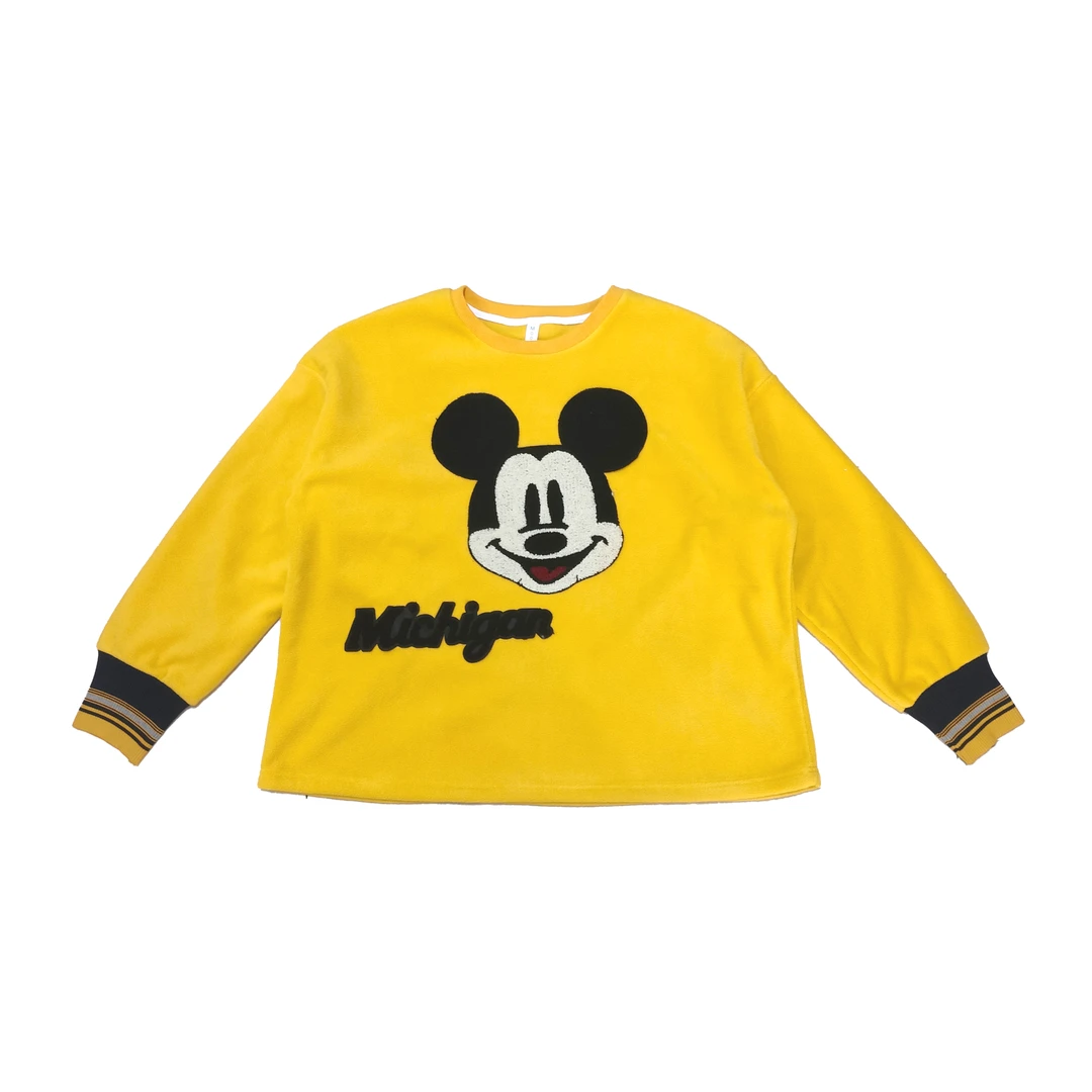 2024年秋季新款休闲卡通印花加绒加厚卫衣7458