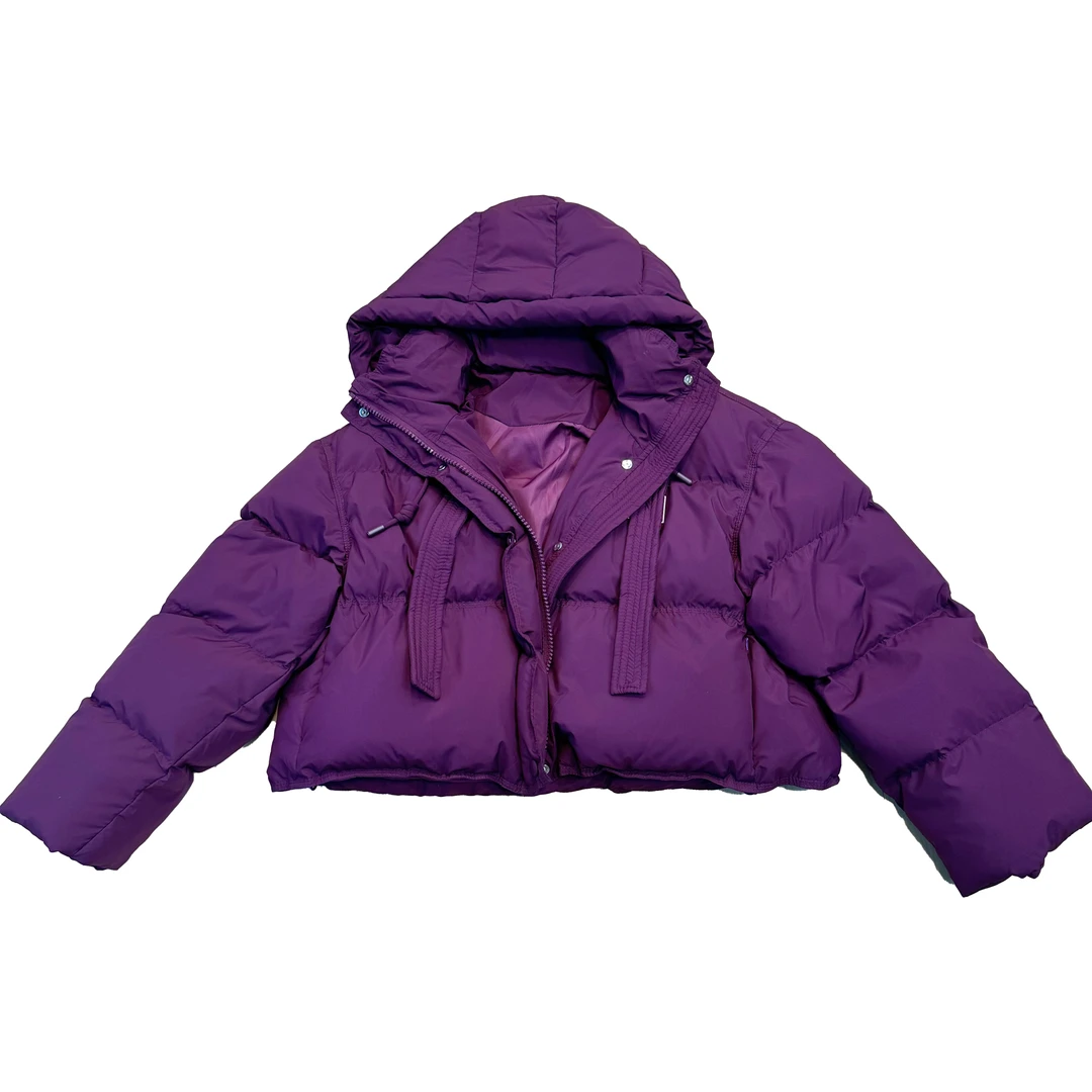 2024年秋季新款时尚百搭连帽长袖厚外套6268