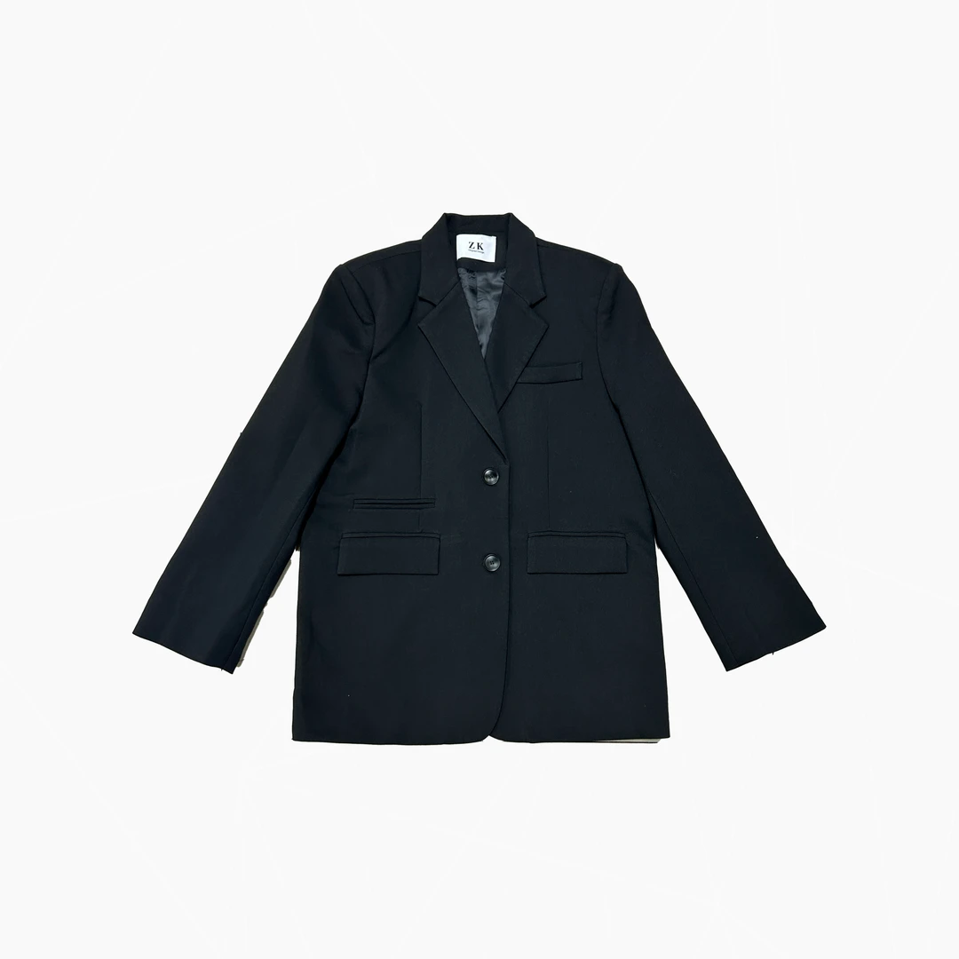 【伊人风尚服饰推荐】2024早秋新款洋气西装外套4122