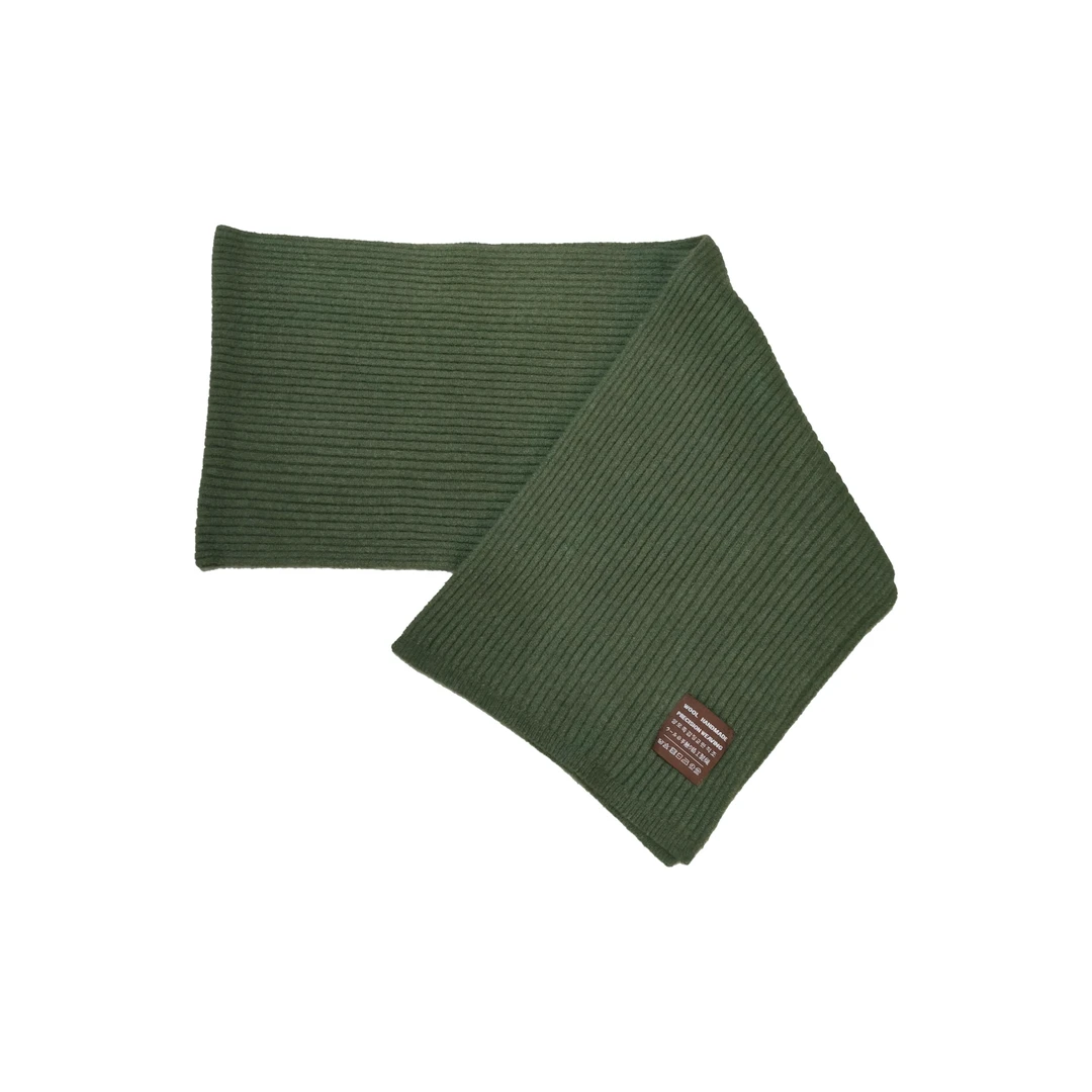 2024秋季新款休闲舒适经典纯色针织围巾5360