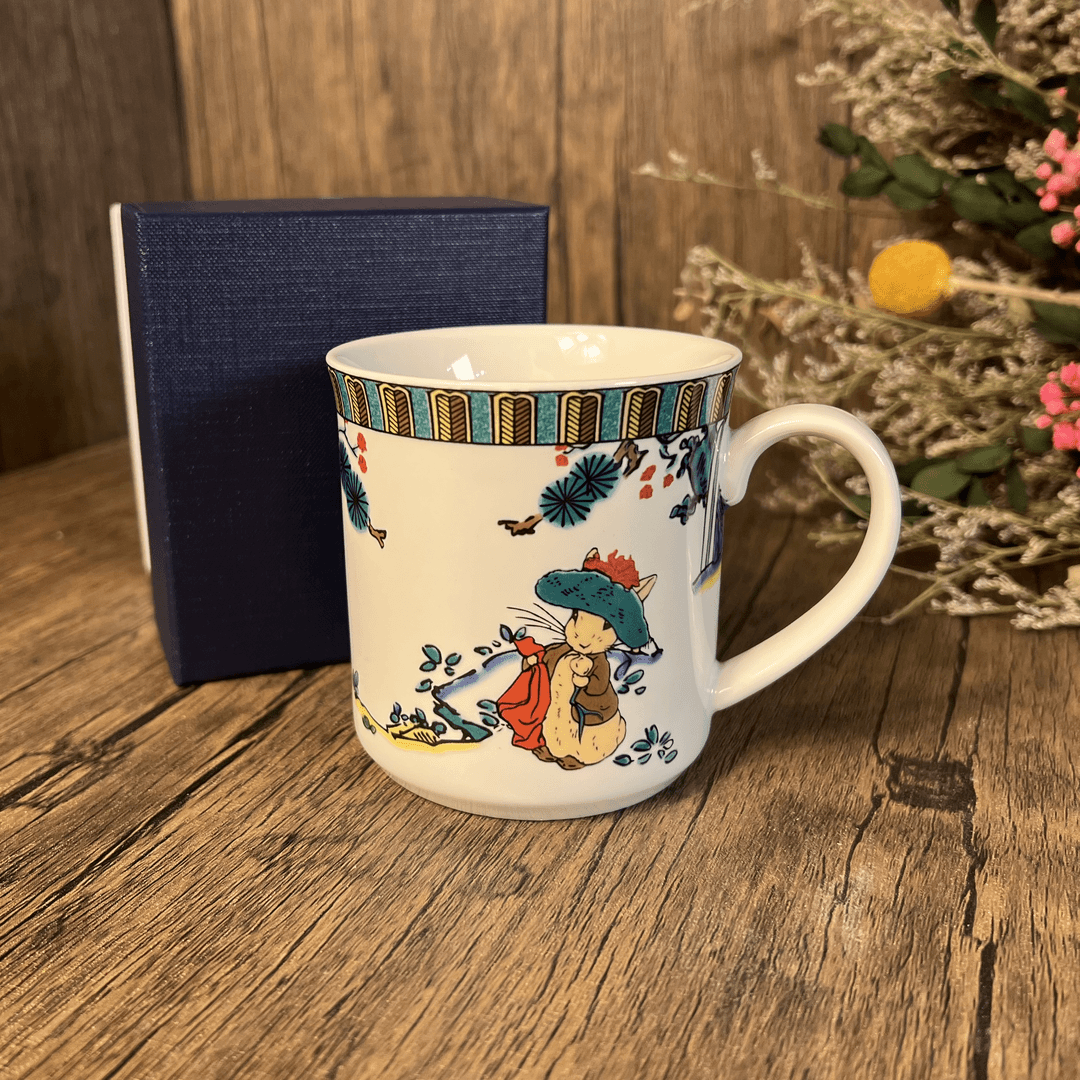 【闪购商品】S414九谷名作彼得兔联名交芷手绘陶瓷马克杯