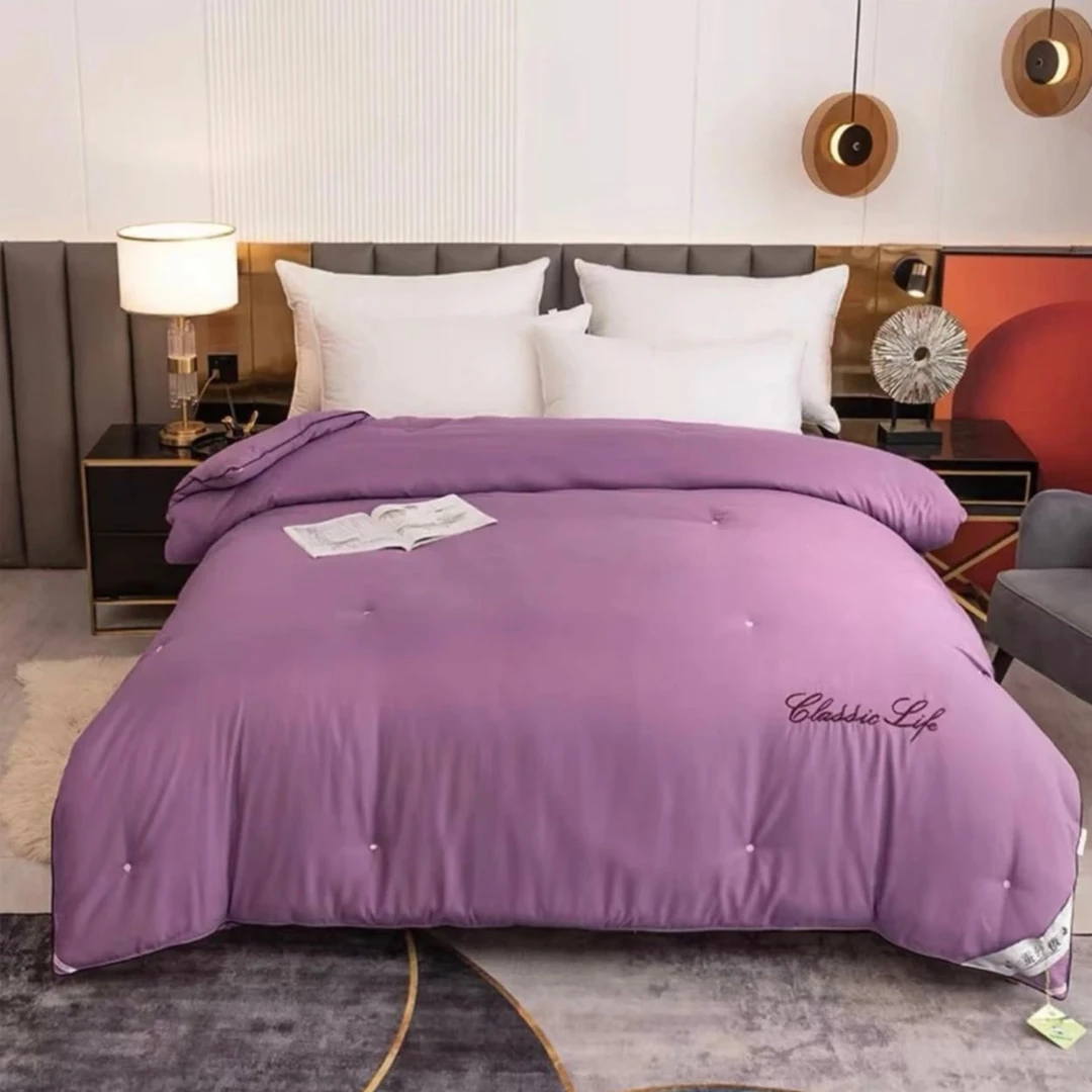 1（被套热卖）亲肤柔软刺绣被罩绣花单件被套单人简约轻奢磨毛