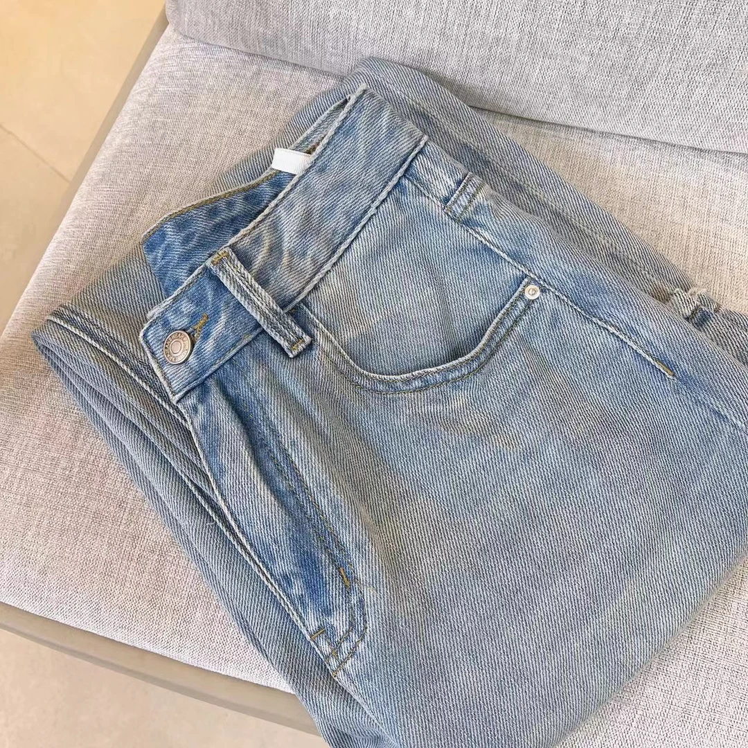 『磨白牛仔裤』满满出品-国风穿搭24054宝藏衣橱省钱风百搭阔腿薄款