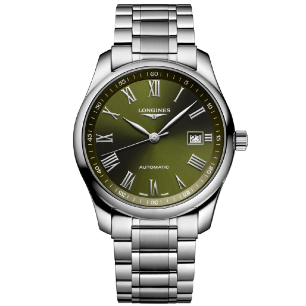 99新 Longines/浪琴 名匠L2793/新款/绿盘/国行/表径40mm/全套/