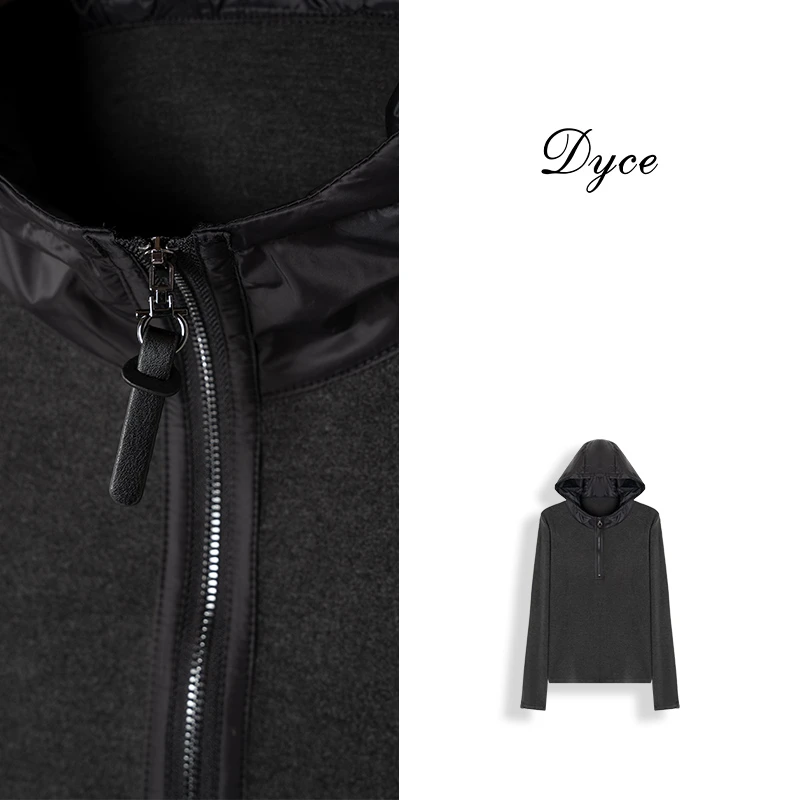 妖晶有毒 2024秋季新款高级感轻奢绒面裸肤卫衣