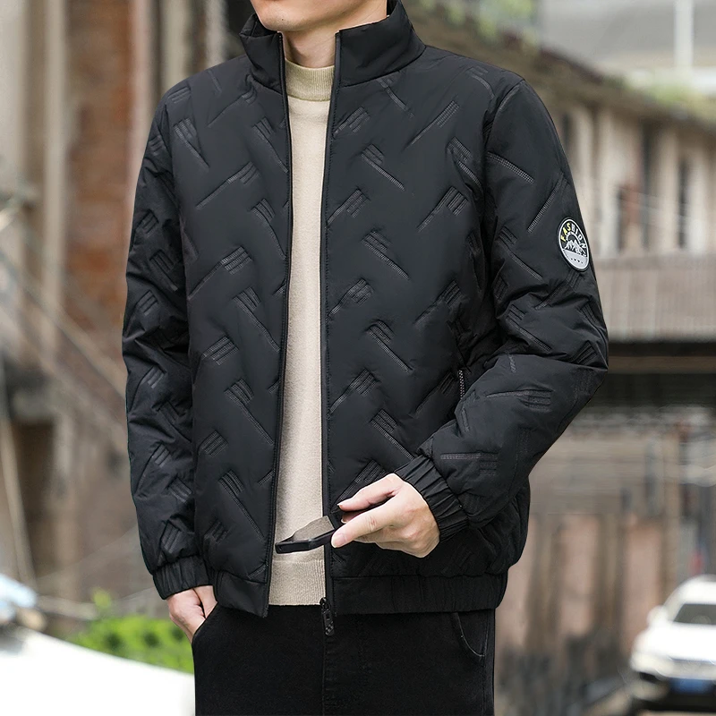 棉衣男士冬季2024新款潮流韩版石墨烯保暖加厚休闲棉服男装外套