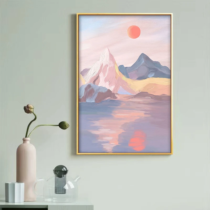 轻奢高级风景diy数字油画客厅手工填色手绘涂色生日礼物装饰画