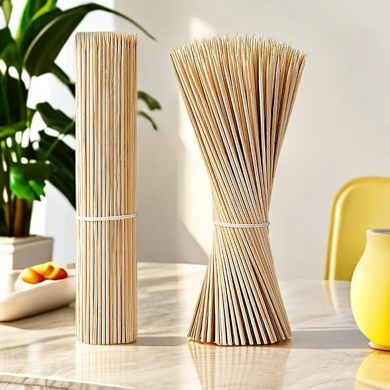 批发30CM一次性竹签批烤签小吃竹签串串香糖葫芦烤肠烧烤竹签子