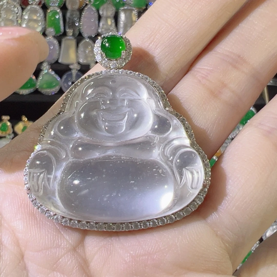 【闪购商品】石英质玉颈饰银S925镶嵌