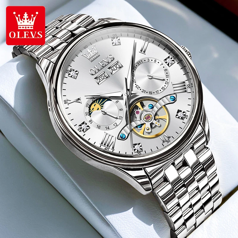 瑞士2024新款男士手表男款名表正品机械表全自动防水时尚男式腕表