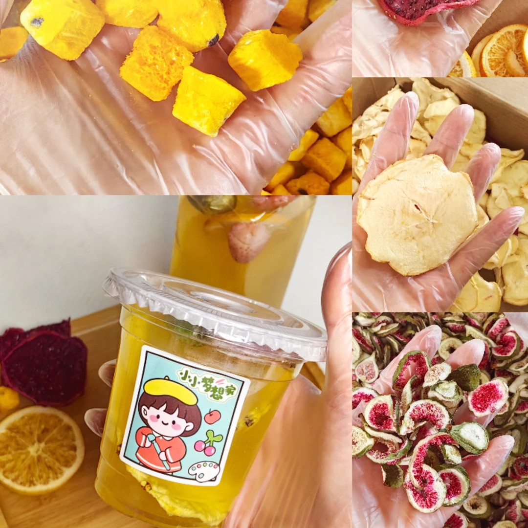 水果茶多种口味茶包金桔柠檬百香果茶冻干青桔独立包装黑茶