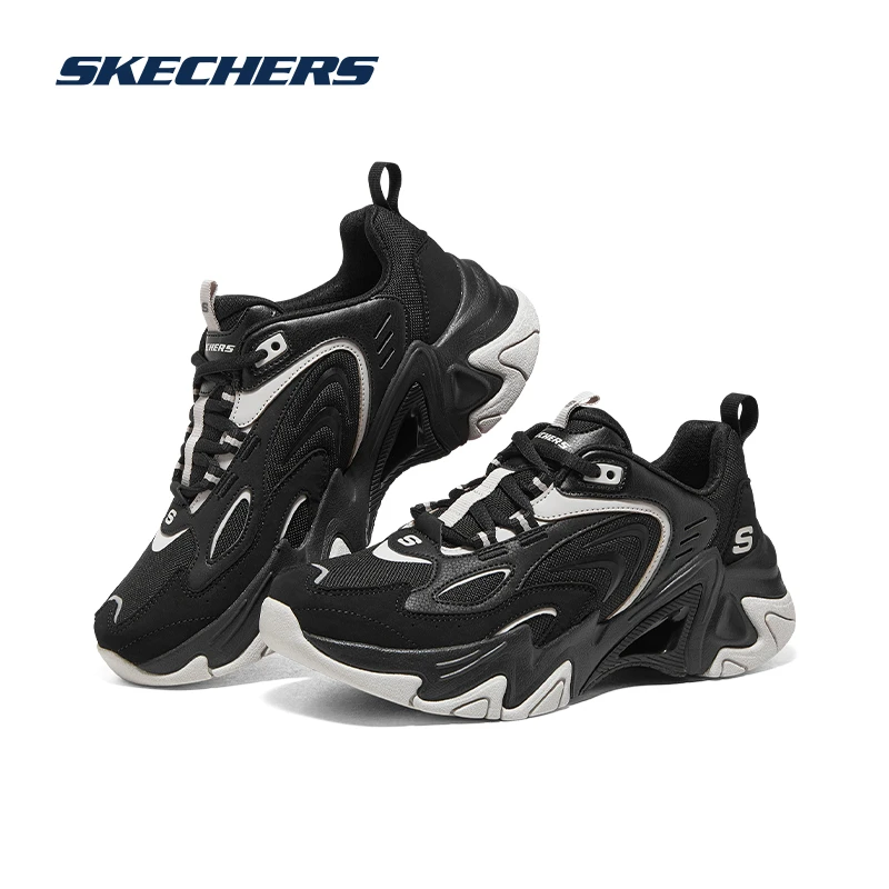 Skechers斯凯奇机甲鞋三代女鞋时尚百搭休闲运动厚底老爹鞋896261