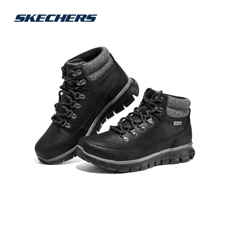 SKECHERS斯凯奇女秋冬季保暖舒适时尚高帮摩登机能风休闲靴167425