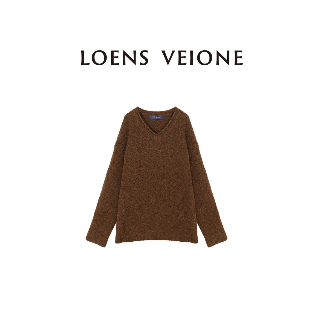 【特价微瑕版衣 介意勿拍】轻奢气质极简长袖针织衫 23CVDA0545N