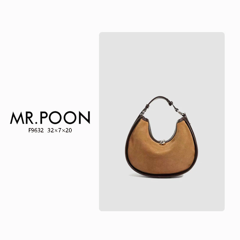 Mr.Poon/潘先生新款冬季斜跨包女士小众单肩包轻奢女包