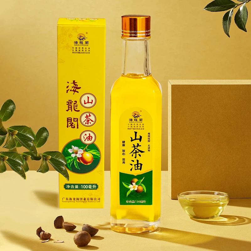 海龙阁山茶油100ML装炒菜凉拌饮用 俗称野山茶油茶籽油