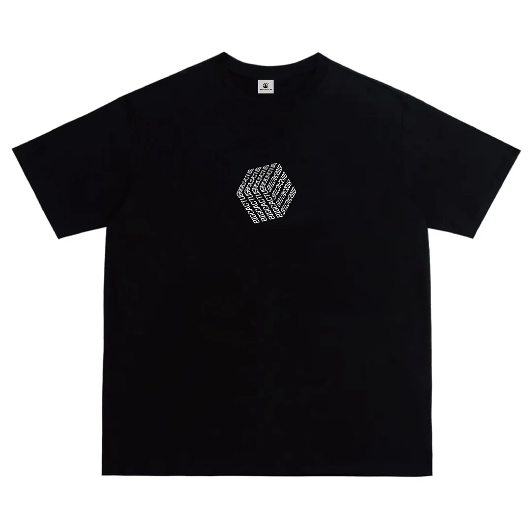 BC（魔方）男女生重磅纯棉小圆领T恤潮牌新款短袖衣服情侣宽松百搭