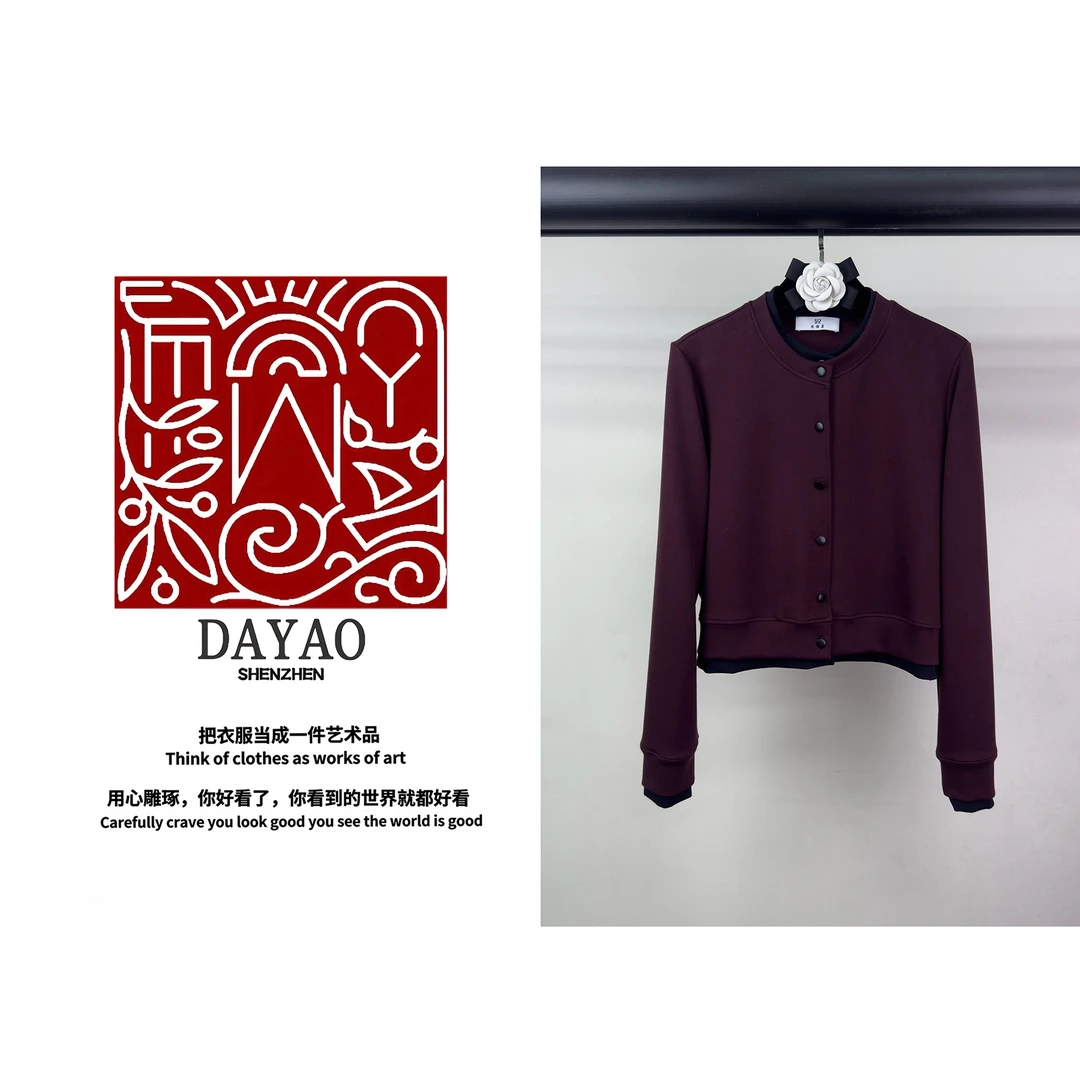 「DAYAO」24s新款时尚设计感百搭百搭外套轻奢高端女装WYA24907