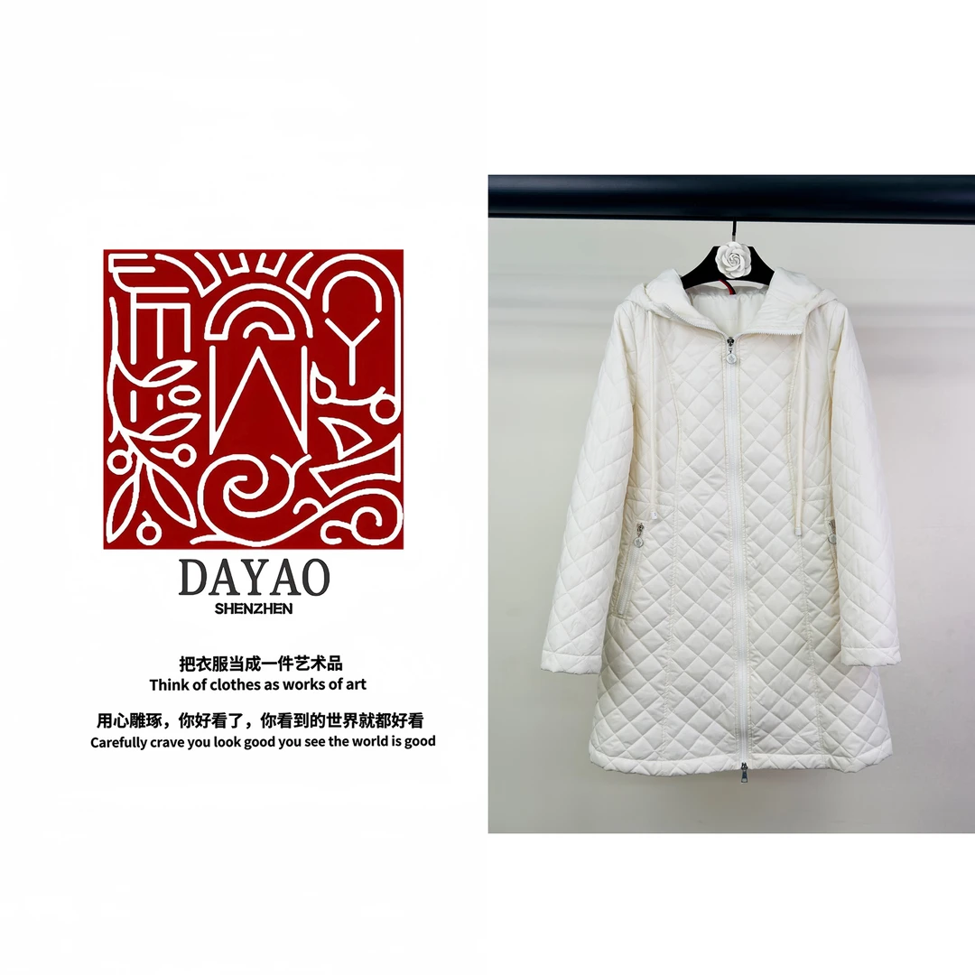 「DAYAO」24s秋冬新款时尚感百搭长袖棉服轻奢高端女装WYA249152