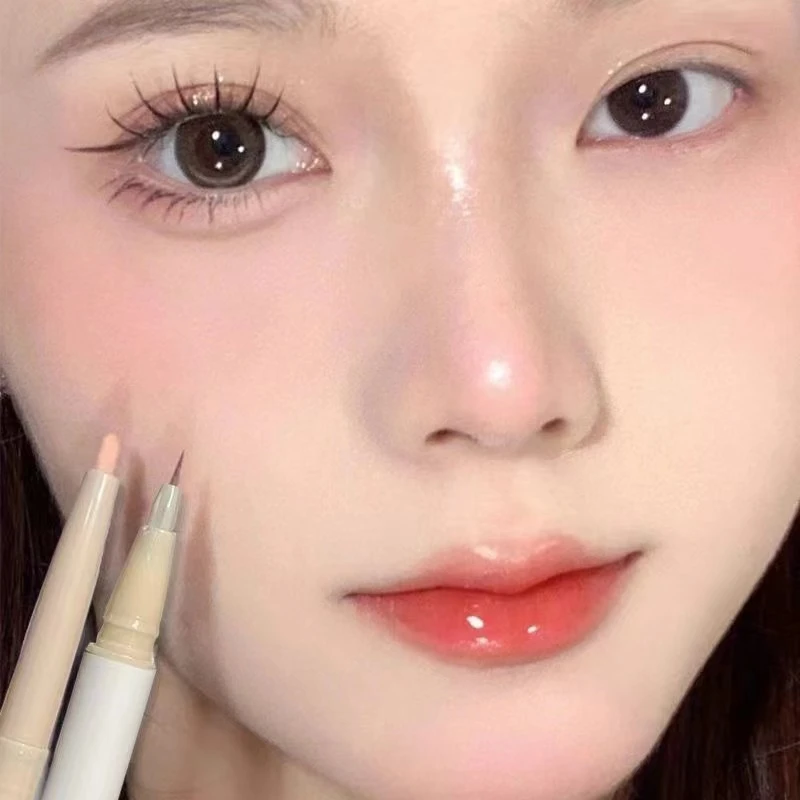 SWEET MINT双头卧蚕笔提亮二合一下至下眼线持久防水珠光哑光爆闪