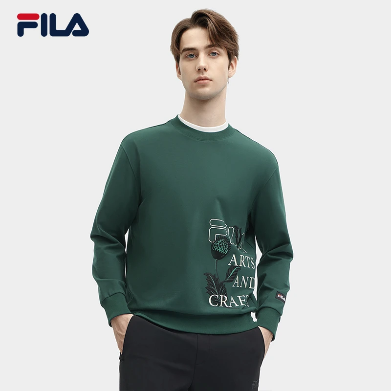 FILA斐乐【VA联名卫衣】男士时尚运动百搭潮流宽松款舒适休闲长袖