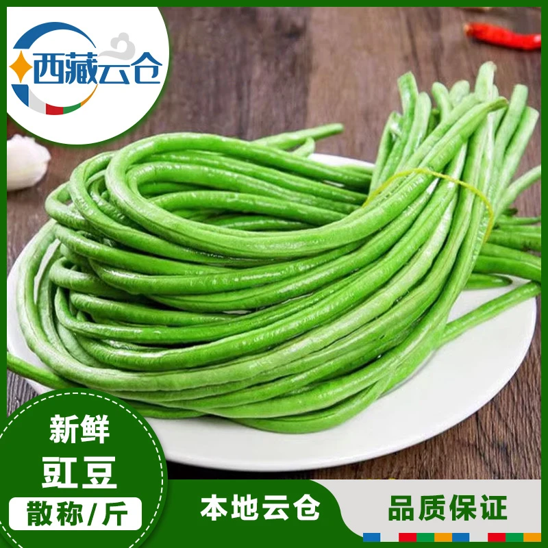 【豇豆1斤】农家自种长豆角新鲜嫩嫩做泡菜酸豆角当季无筋现摘豆角