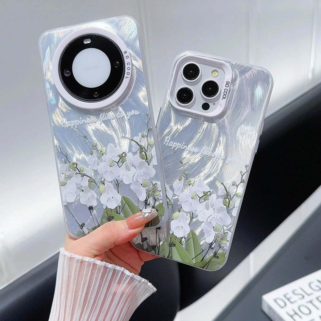 可爱羽纱华为mate60pro苹果/OPPO/ViVOx100pro/小米三星一加女壳