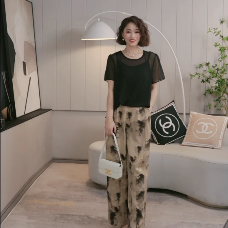 【柯家服饰】夏季新款休闲气质显瘦套装