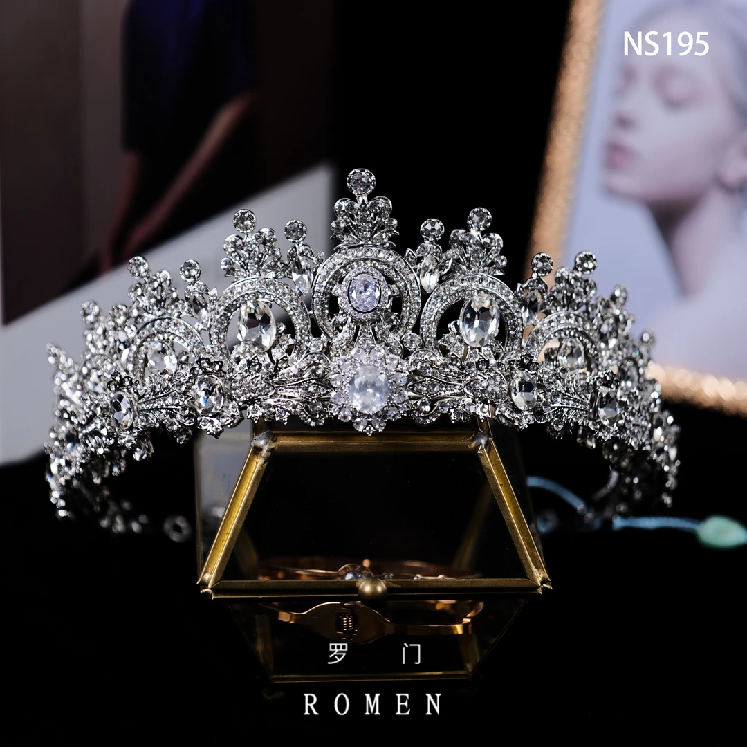 【NS195皇冠(无耳饰)】ROMEN新娘头饰化妆师跟妆饰品
