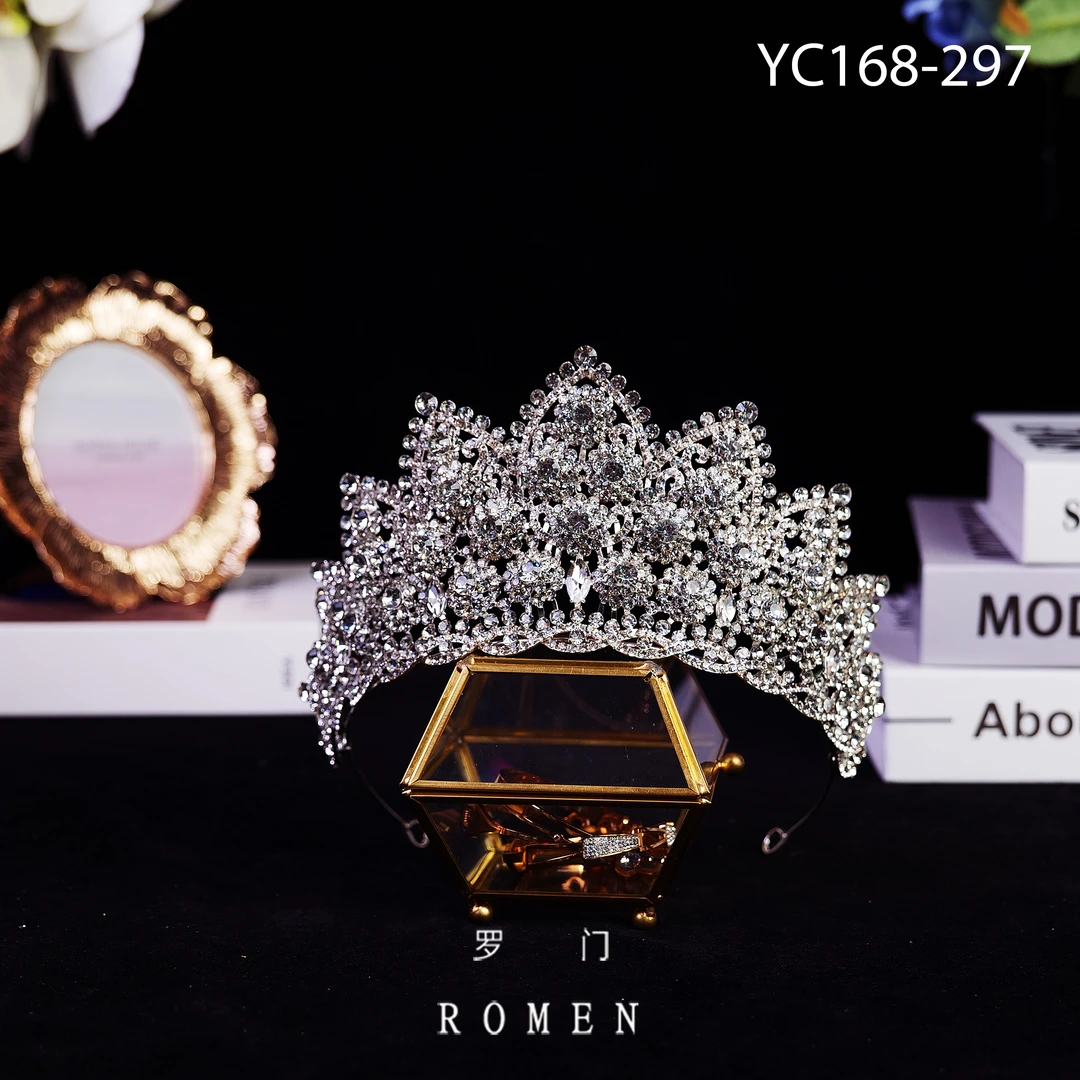 【（无耳饰）YC168皇冠】ROMEN新娘头饰化妆师跟妆饰品