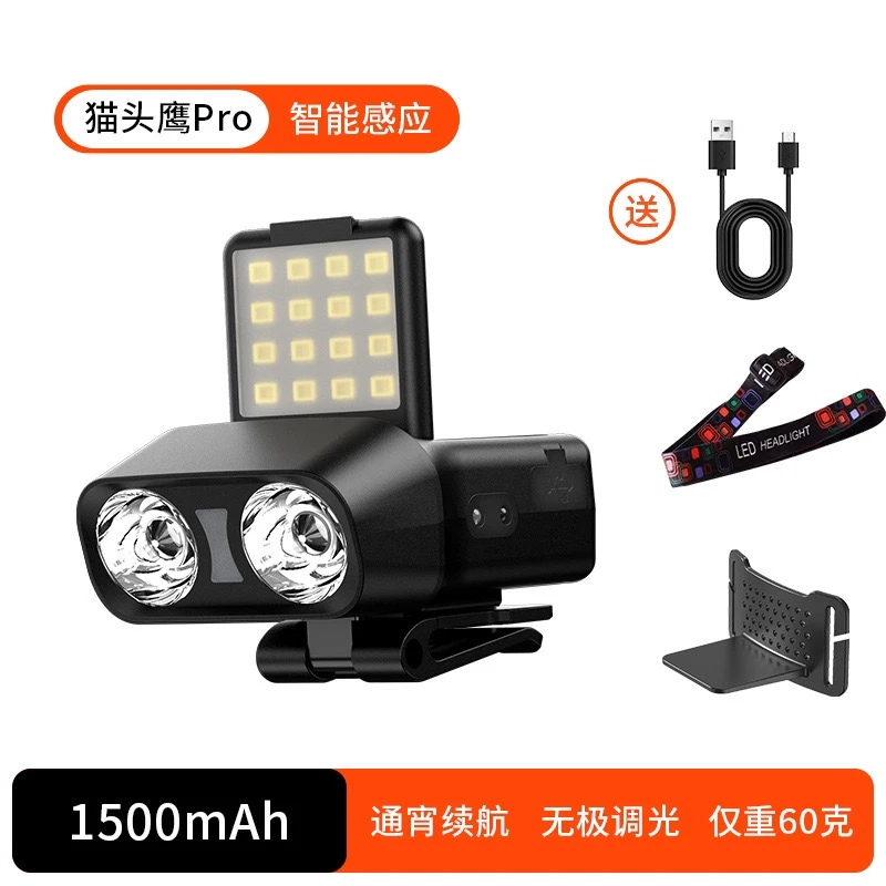 头灯长续航锂电充电强光超亮led头灯