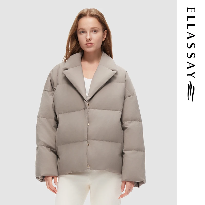 【晨粉专享】歌力思秋冬百搭羽绒服女EWV344L00900