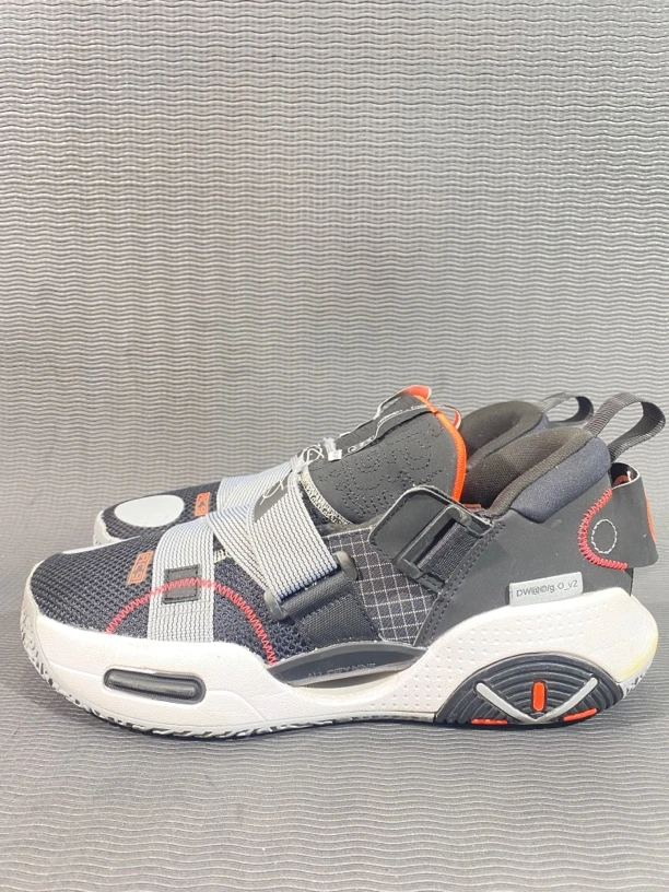 95新 45码 李宁 全城9 V2 岩石灰配色 低帮实战篮球鞋